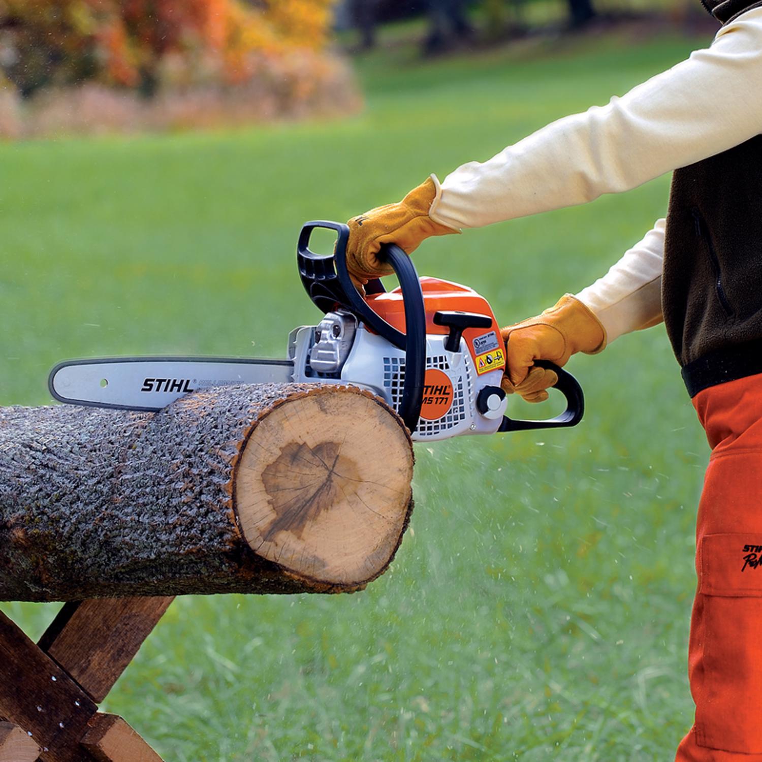 STIHL MS 171 16 in. 31.8 cc Gas Powered Chainsaw